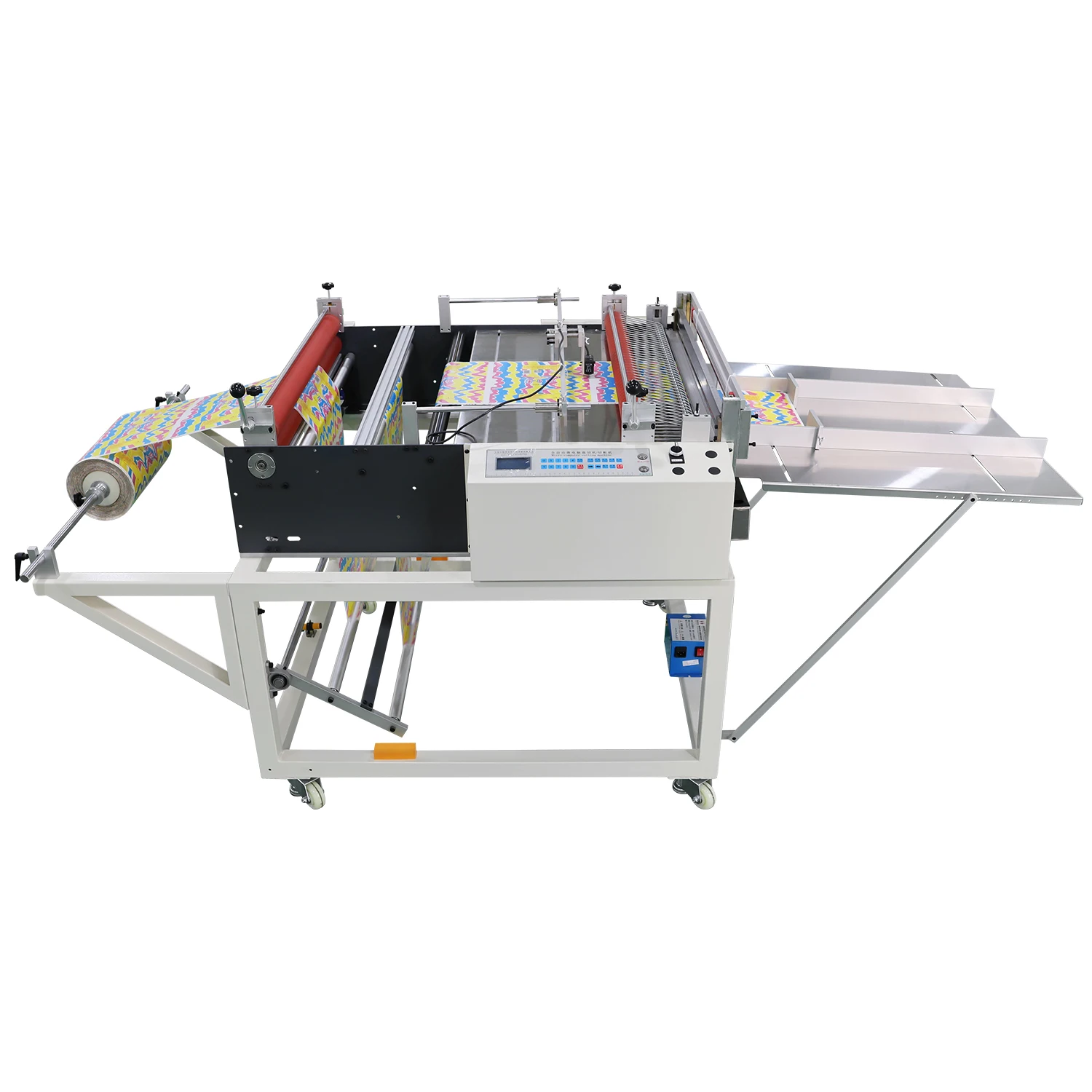 2025 New Custonization Fully Automatic Unwinding Color Tracing and Cutting Machine Width 600mm