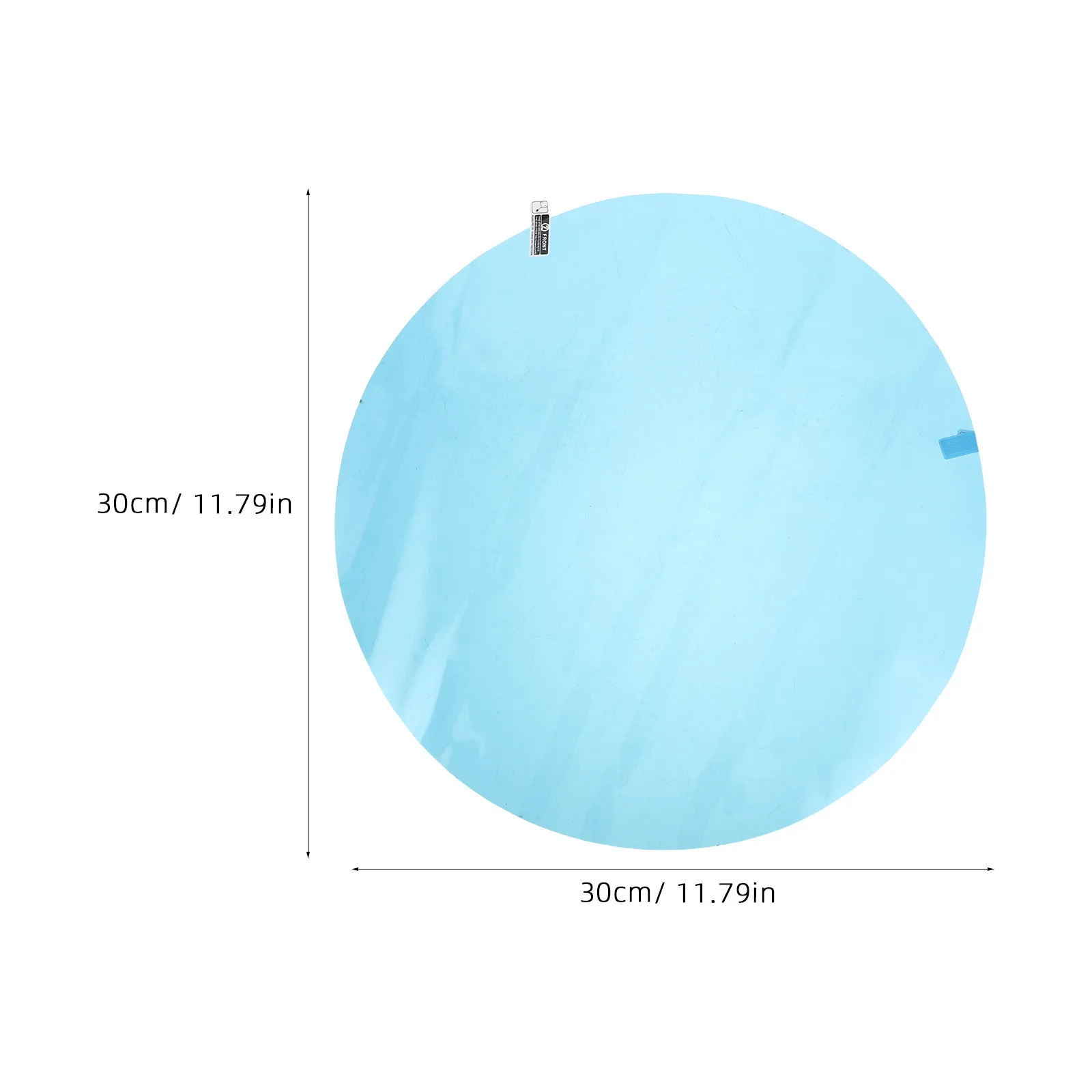 30x30cm Bathroom Mirror Anti-Fog Film Clear Shower Mirror Defogging Sticker Waterproof Fogless Pad Universal Steam Resistant - view 6