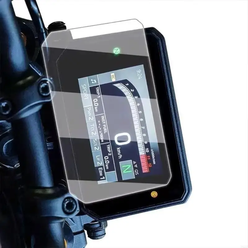 

X6HF Super Clear Bike Windshield Film Wear Resistant Tool Installation Universal Protective for Tracer 9GT