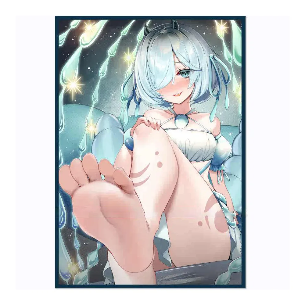 

60ct голографические защитные рукава с верхней загрузкой, рукава для торговых карточек, защита для колоды аниме для карт японского размера YGO