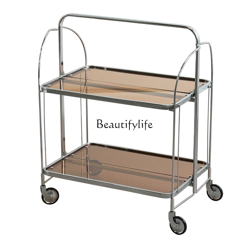 

-Changhong glass coffee table small apartment sofa side table