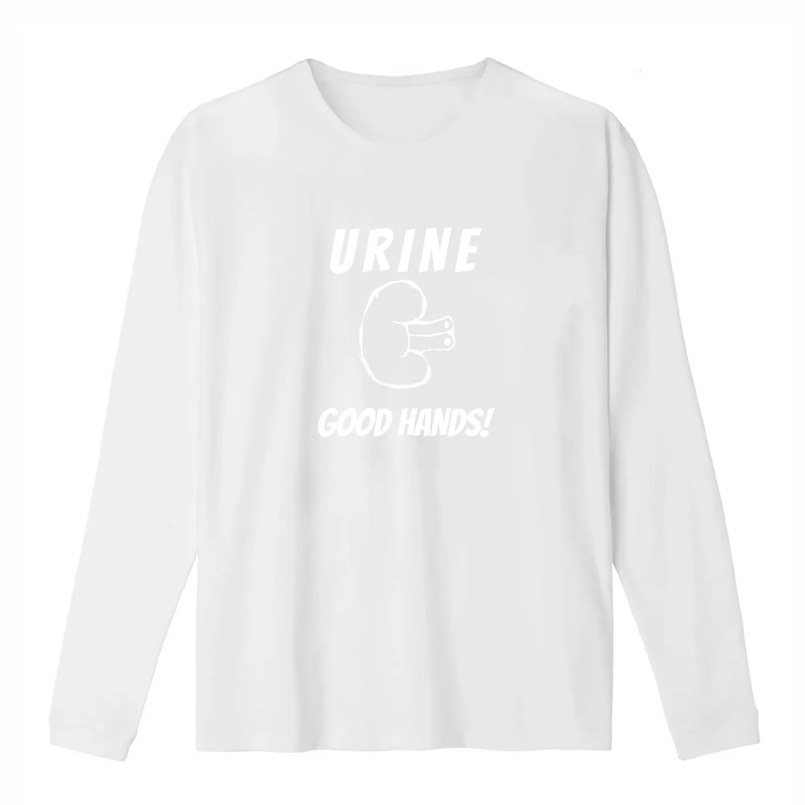 Urine Good Hands Dialysis Technician Pun Renal Nurse T-Shirt Summer Casual Cotton Tee Oversized Streetwear Tops 100% Cotton