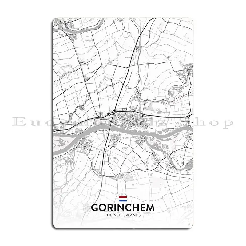 Gorinchem Nl Metal Plaque Poster Create Garage Club Iron Classic Tin Sign Poster