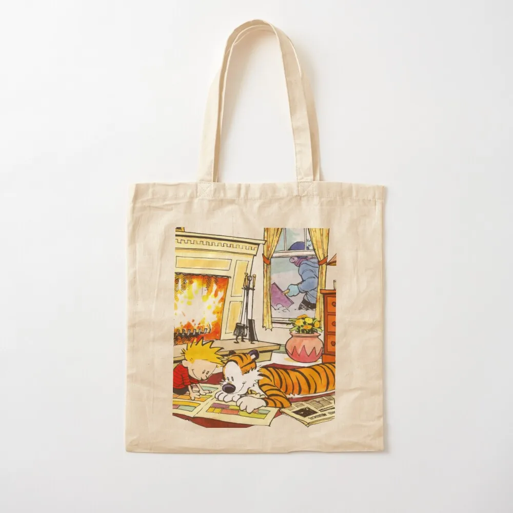 كالفين آند فريند حقيبة تسوق محمولة حقيبة تسوق للنساء من القماش عربة تسوق للمتسوقين