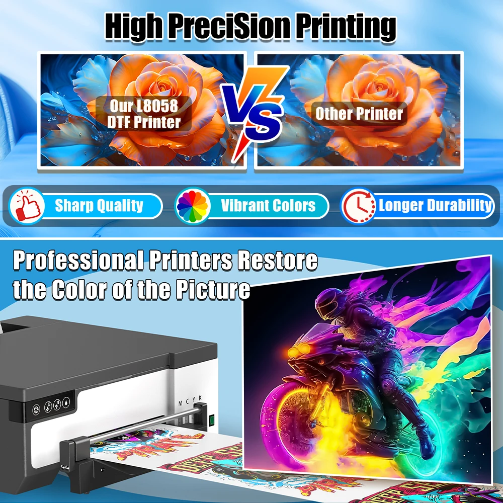 طابعة A4 DTF لطابعة Epson XP600 طابعة DTF للنسيج A4 DTF آلة الطباعة Impressora dtf لطباعة أكياس تي شيرت #6