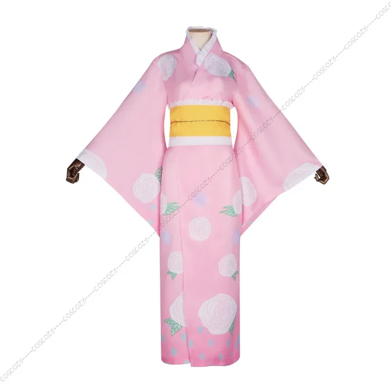 Ai hoshino cosplay anime shi kein cosplay kostüm rosa druck kimono anzug für mädchen frau cosplay tägliche konferenz kleider