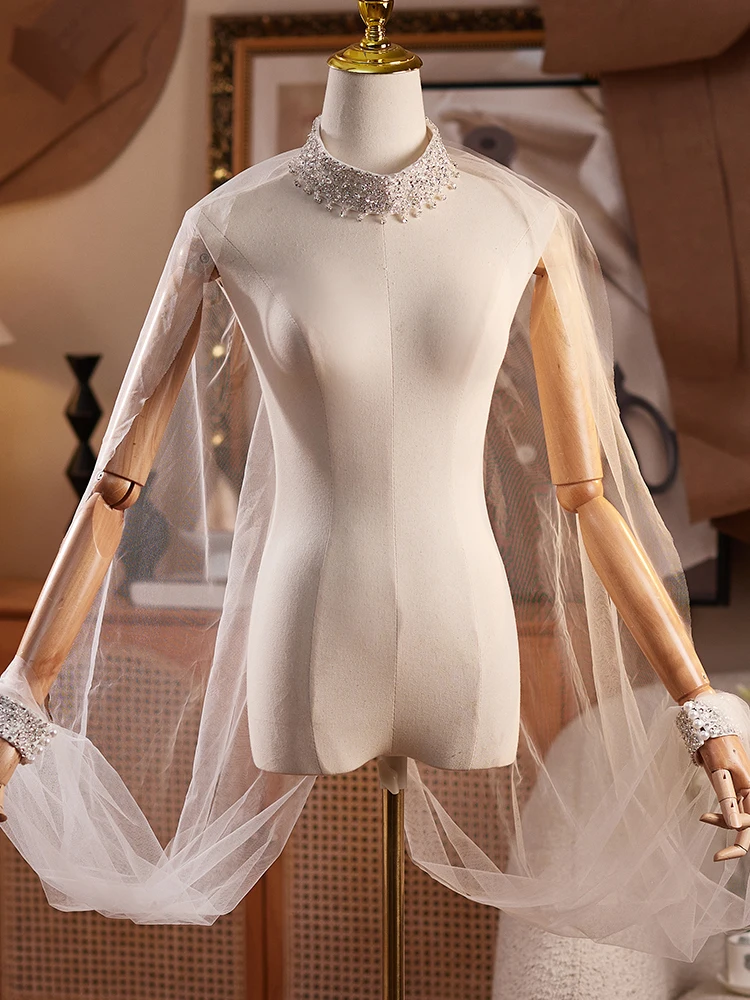 white-handmade-diy-shawl-organza-performance-hostess-evening-gown-show-costume-accessories-new-2026-fashion-trend