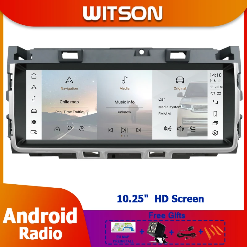 

10.25'' Car GPS Radio Stereo Harmon Kardon Unit For Jaguar XF XFL 2016-2020 Keep Factory Menu CarPlay Auto Multimedia Player