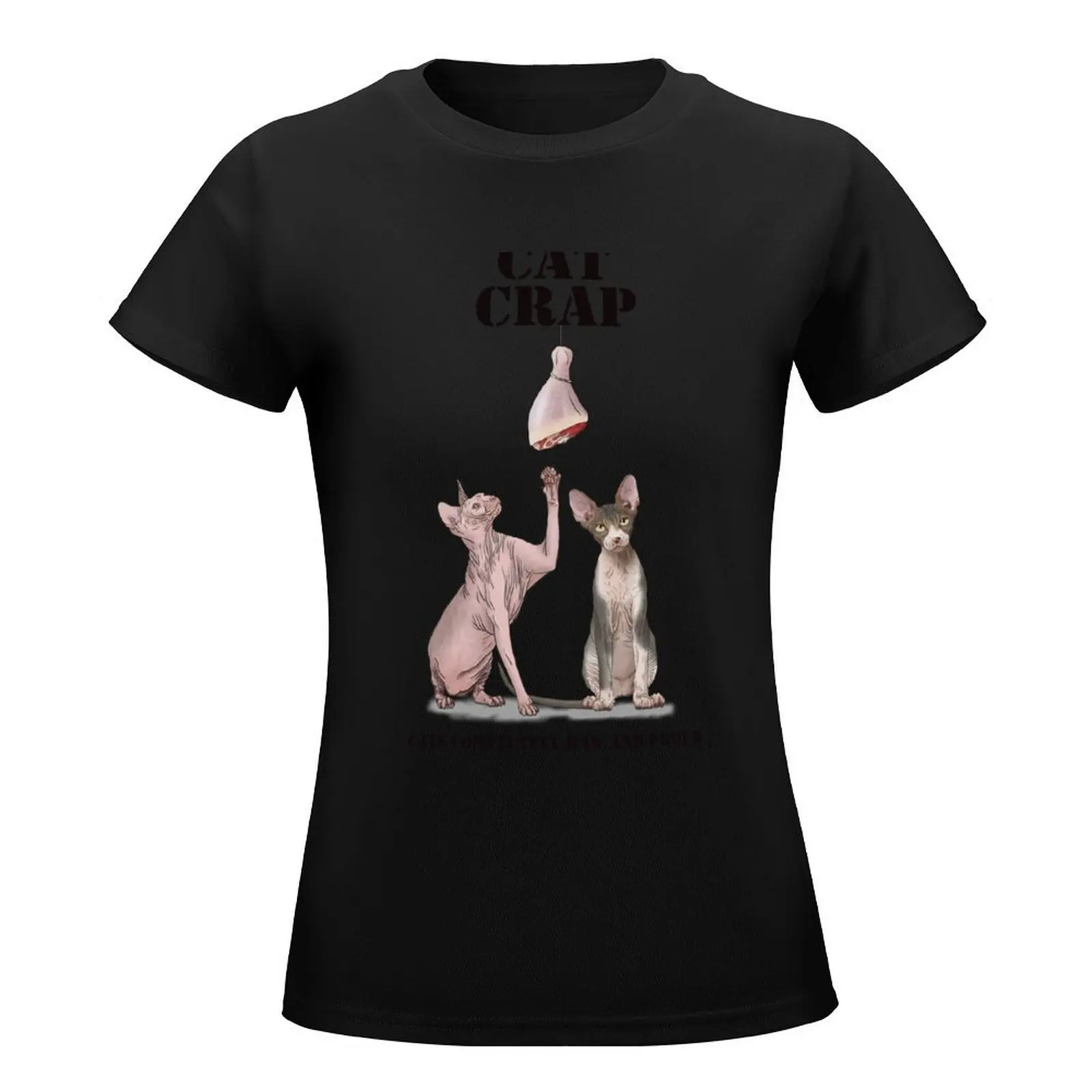 Cats Completely Raw and Proud Group Shirt 2 T-Shirt female kawaii clothes Womens clothing