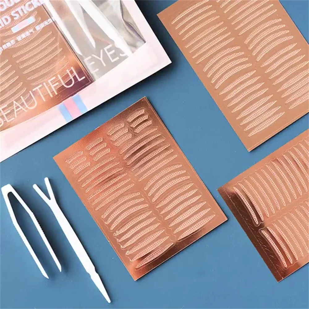 

300PCS/180PCS Double Eyelid Tape Invisible Stickers Transparent Double Eye Tape Adhesive Fiber Eye Lid Lift Strip Eyelid Tools