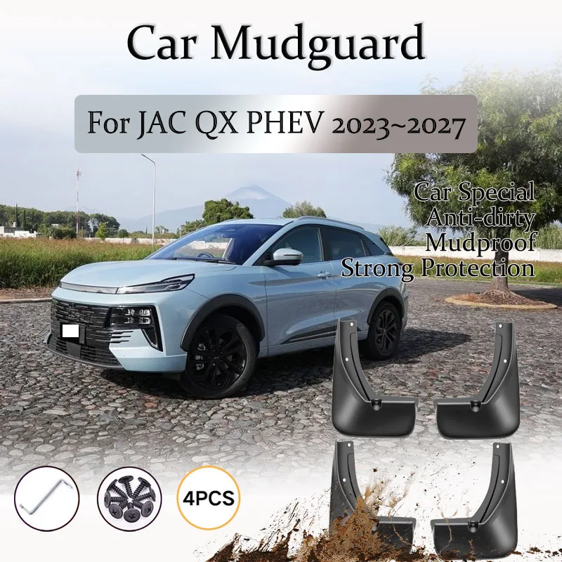 

Автомобильные брызговики для JAC QX 6 PHEV JS6 Sei 6 Pro S6 2023 2024 2025 2026 2027, брызговик, брызговик, автомобильные аксессуары