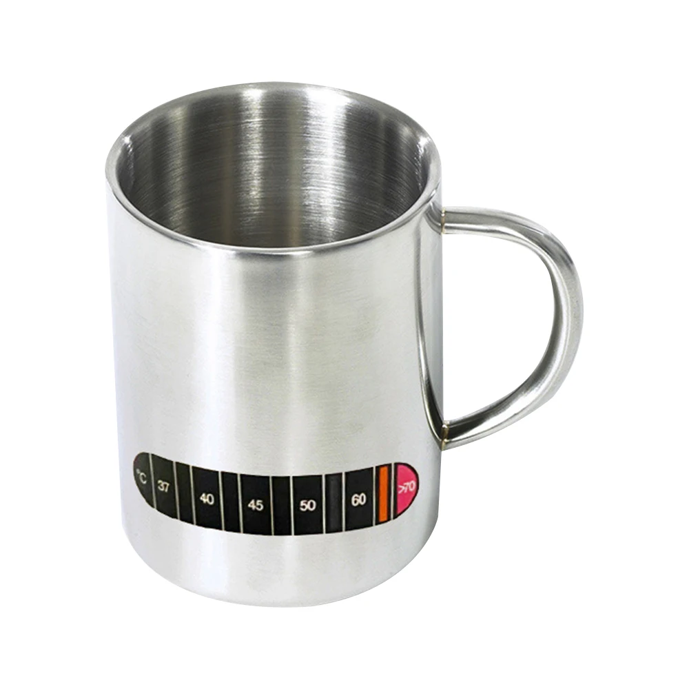 Bandes adhésives pour bouteilles d'eau, 5/10 pièces, pour tasses à café, autocollants, affiche en degrés pour tester la température de l'eau