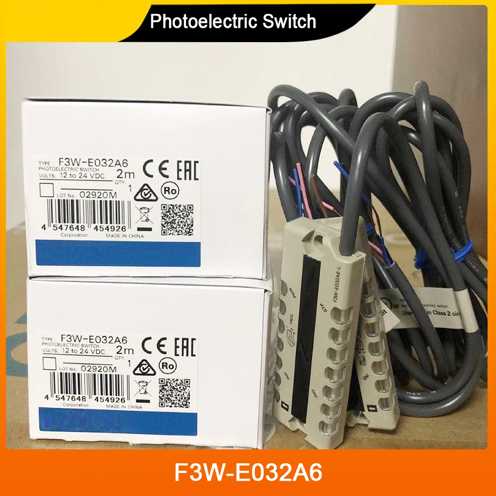 

New F3W-E032A6 Photoelectric Switch Pick Sensor Lighting Safety Monitor High Quality Fast Ship