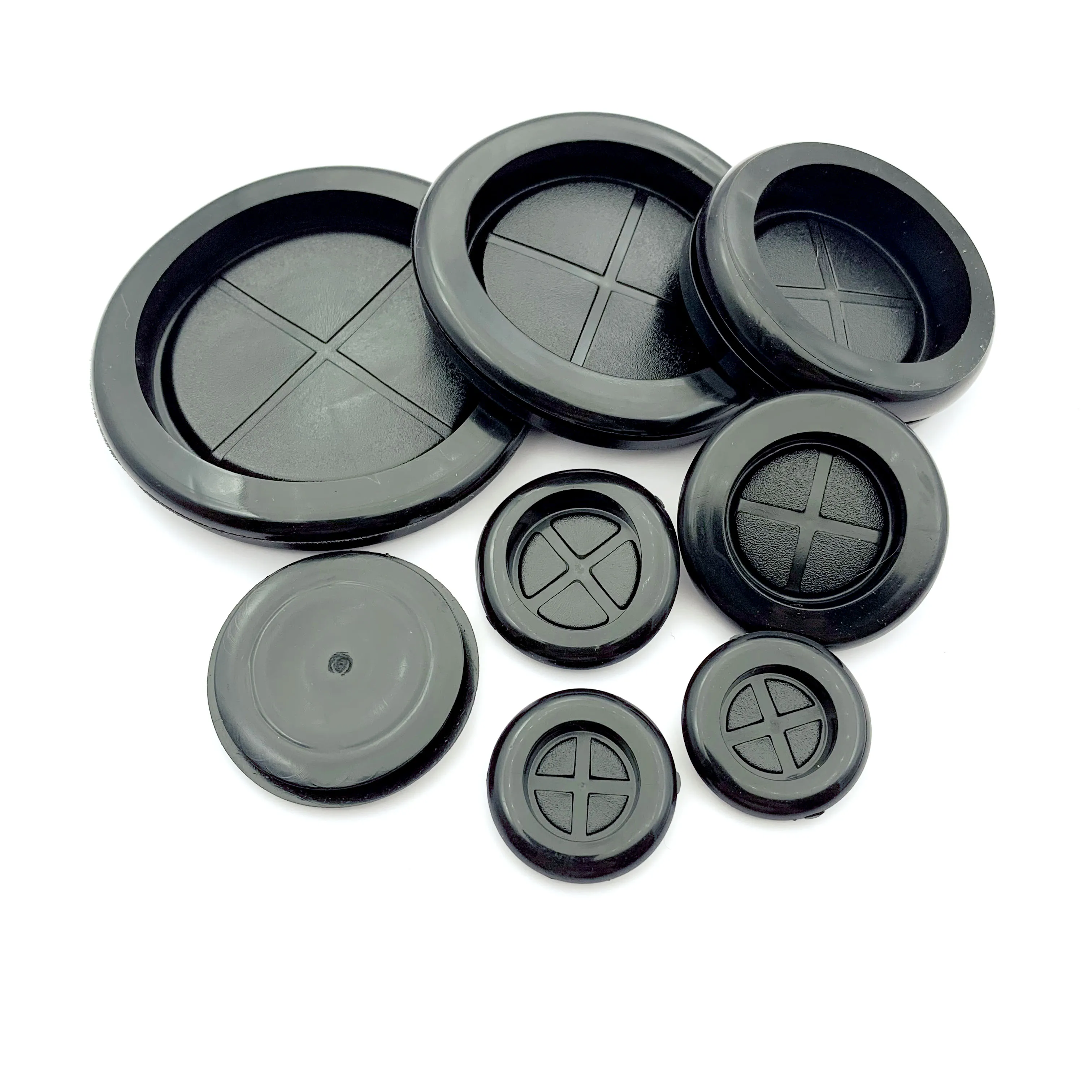 2-20pcs 15/20/25/30/70mm Rubber Wiring Grommets Wires Protector Rings Blanking Blind Cover O-ring Seal Ring Single-sided Coil