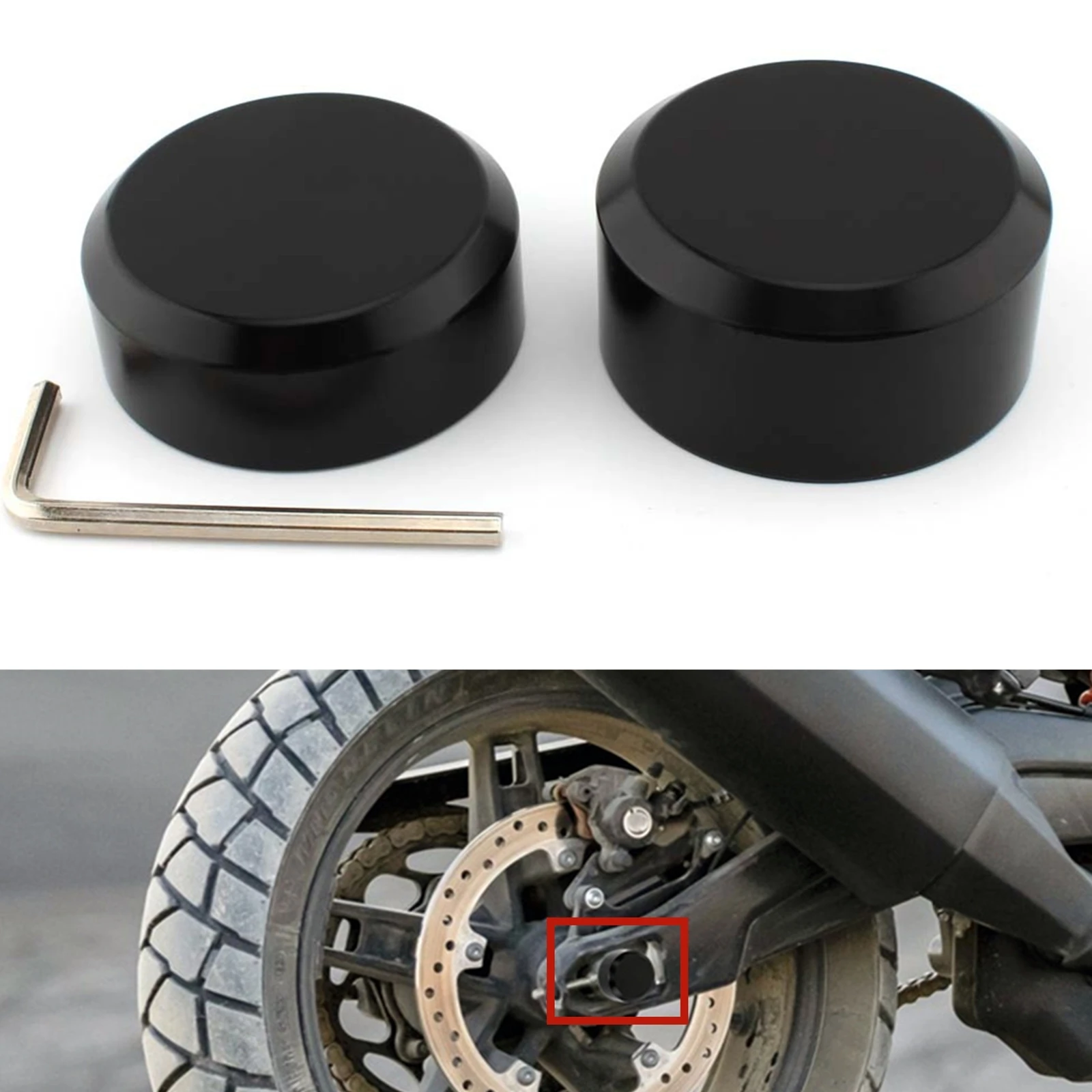 

For Harley Pan America PA1250 and RA1250S Models Sportster S 1250 2021-2023 Rear Wheel Axle Nut Cover Cap