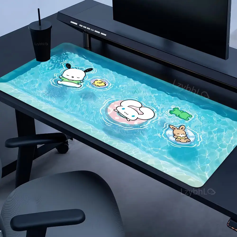 

Cute cartoon bear Mouse Pad Large Computer Office Game Table Mats XXL Rubber Anti-slip Gaming Keyboard Mousepads Long Desk Pads