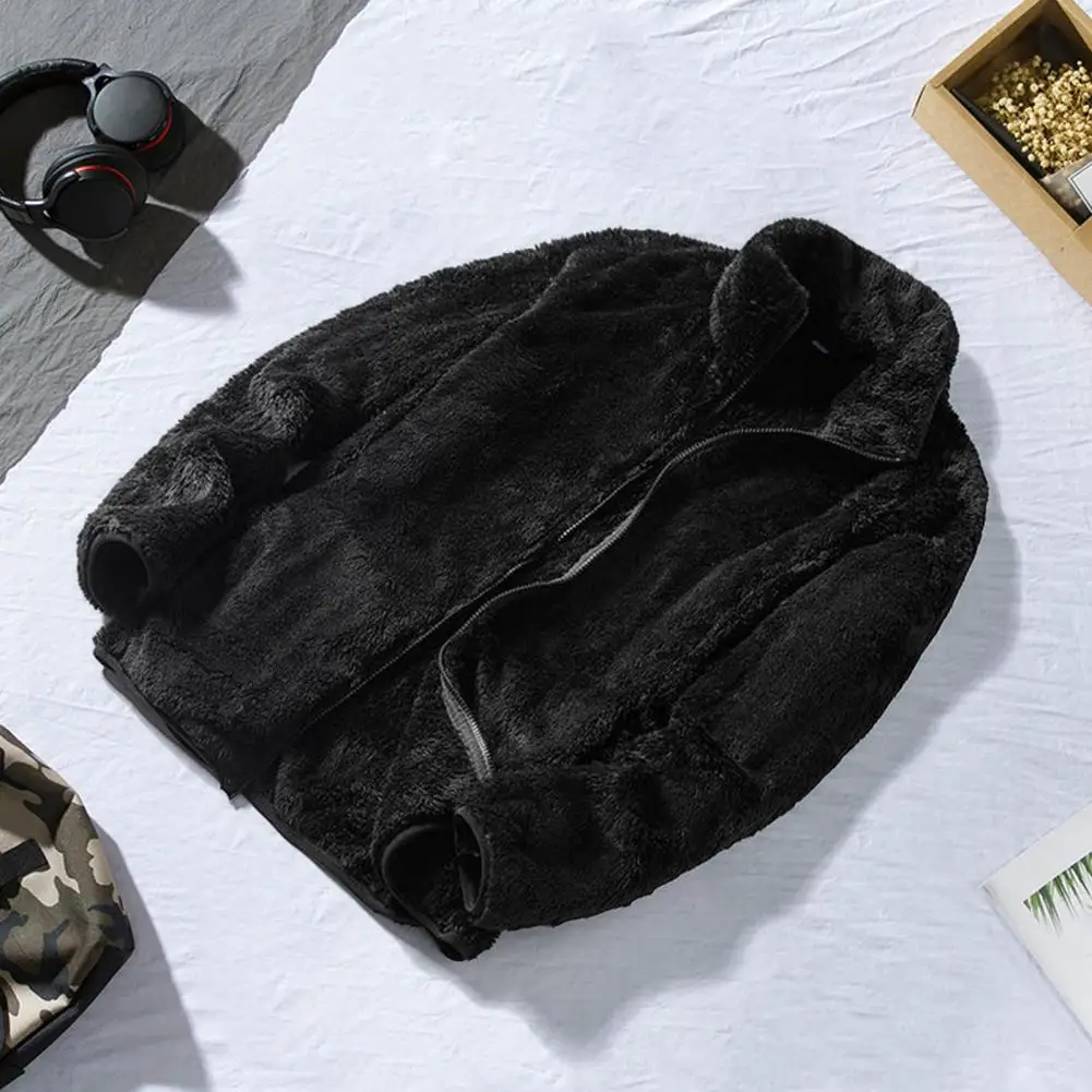 Женское флисовое пальто, зимняя теплая утепленная куртка, двусторонняя одежда, двусторонние бархатные коралловые флисовые пальто, флисовые куртки