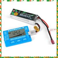 1 PCS RC Cellmeter 8 Digital Battery Capacity Checker For Li- Nimh Nicd Cell Meter Blue
