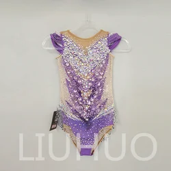 LIUHUO Rhythmic Gymnastics Leotard Competitive Cheerleading Performance For Children