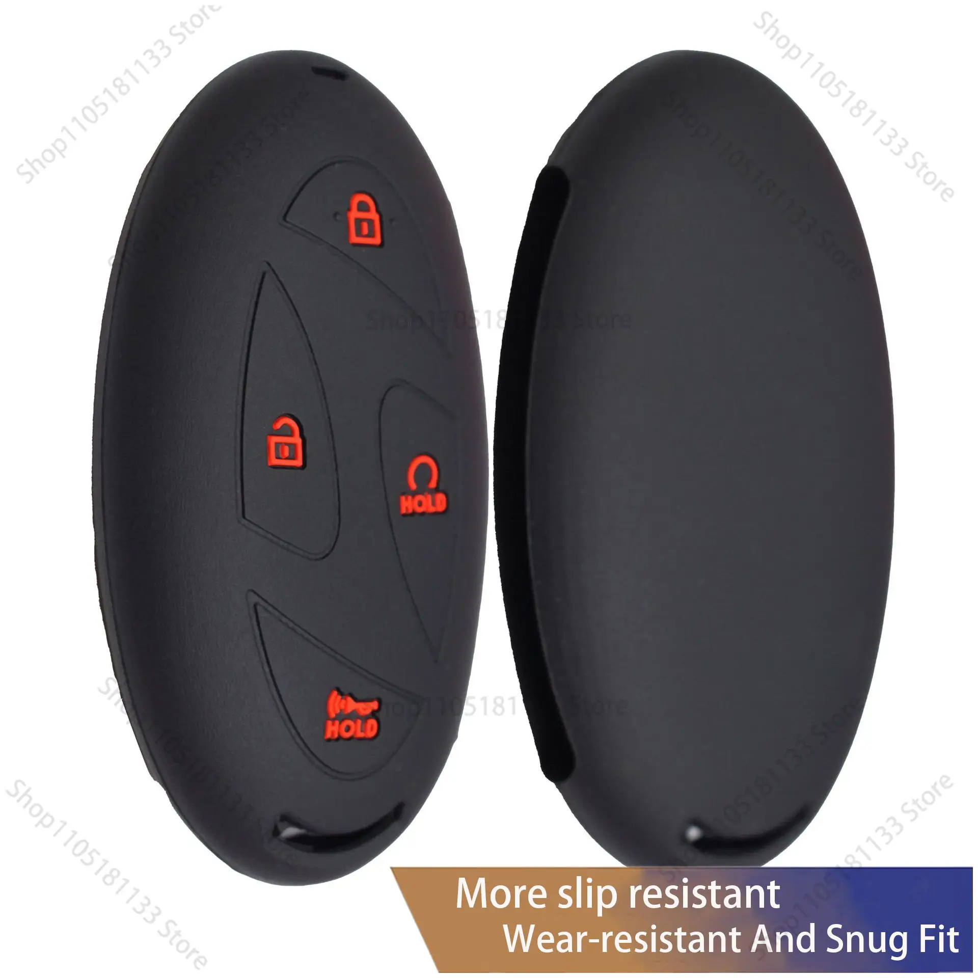 For Hyundai Ioniq 6 For Sonata Car Key Cover Silicone Protective Case Anti Scratch Shockproof Key Fob Protector