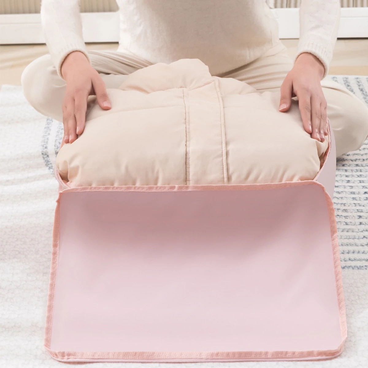 

1Pcs Compression Clothes Packing Bag Space Saving Packing Clothes Wardrobe Storage Luggage Organizer Bag