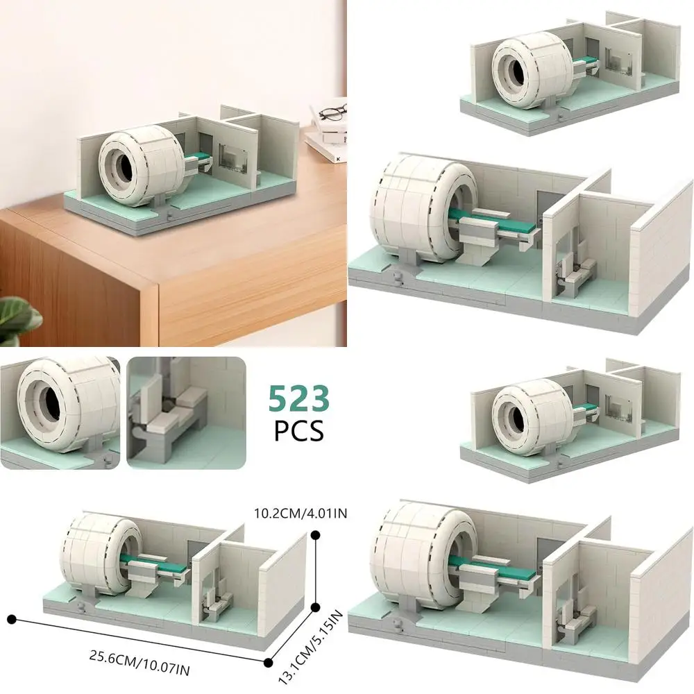 

MRI Machine Toy Set with 523 Pieces, Ideal for Medical Play and Home Decor