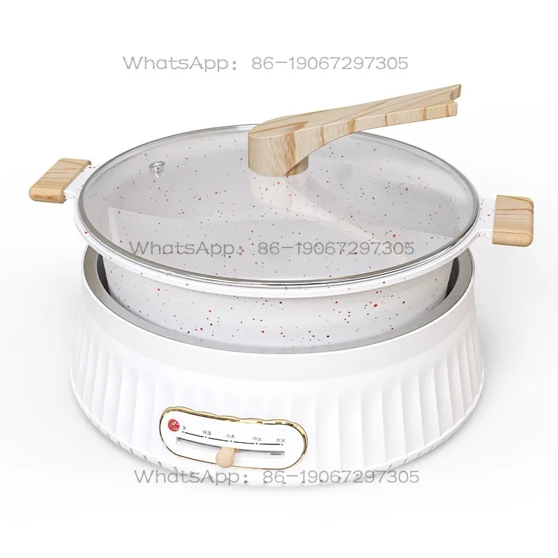 Multifunctional Electric Hot  Split Type Mandarin Duck Large Capacity Non-stick Electric Heating