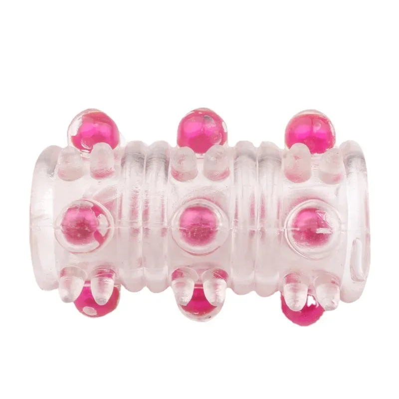 Cock Ring Penis Sleeve  Ejaculation Penis Extender Soft Silicone Condom Elastic Dick Foreskin Rings Time Delay Sex Toys for Me
