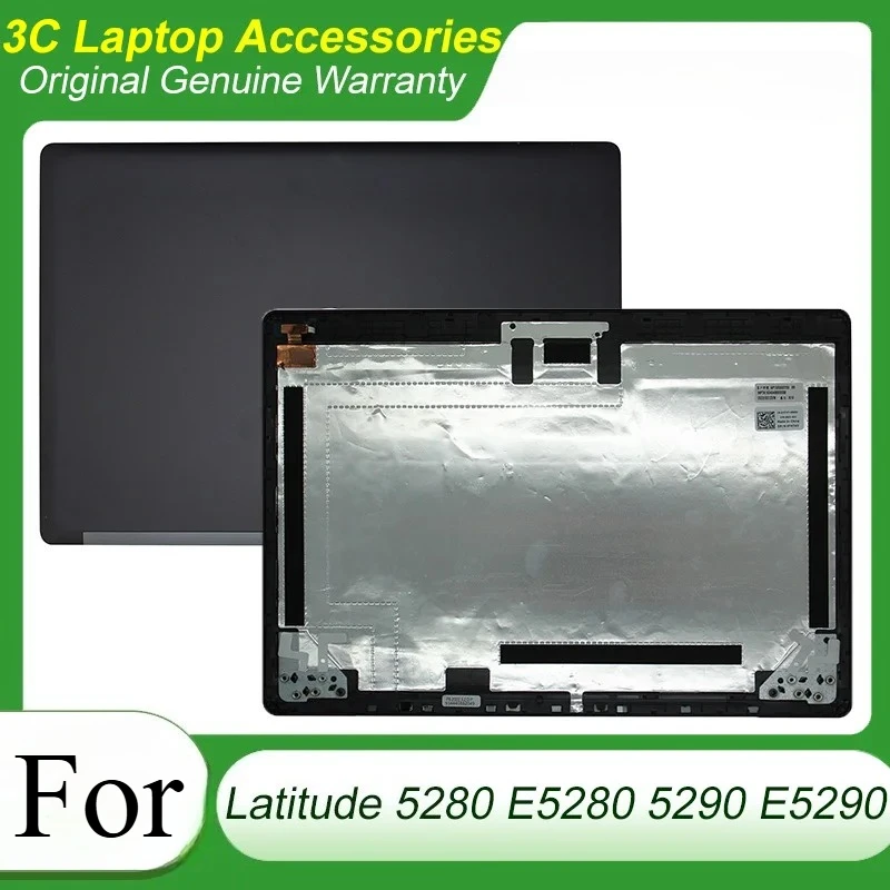 

New Case For Latitude 5280 E5280 5290 E5290 0TKTKY LCD Back Cover Rear Lid Housing Case Black Laptop Body Top Back Shell Replace