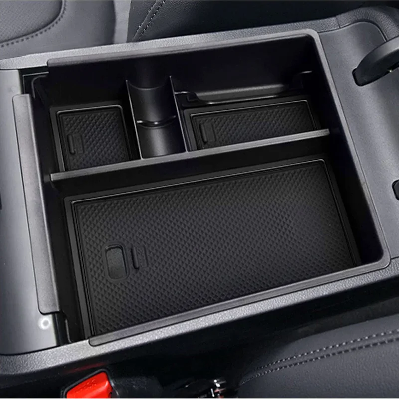 

For Hyundai Tucson NX4 2022 2023 Car Accessories Center Storage Box Arm Rest Armest Glove Holder Plate Car Container Organizer