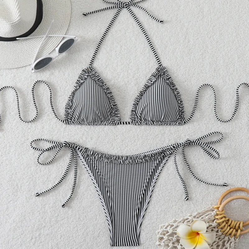 夏のセクシーなビキニ 2026 女性用水着 女性用水着 水泳用 ブラジリアンビキニセット ビーチウェア プール水着