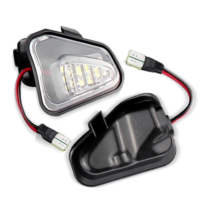 2xCanbus LED Side Mirror Puddle Lights For Volkswagen VW Passat B7 EOS CC Scirocco Jetta Welcome Lamp Mirror Light For Passat CC