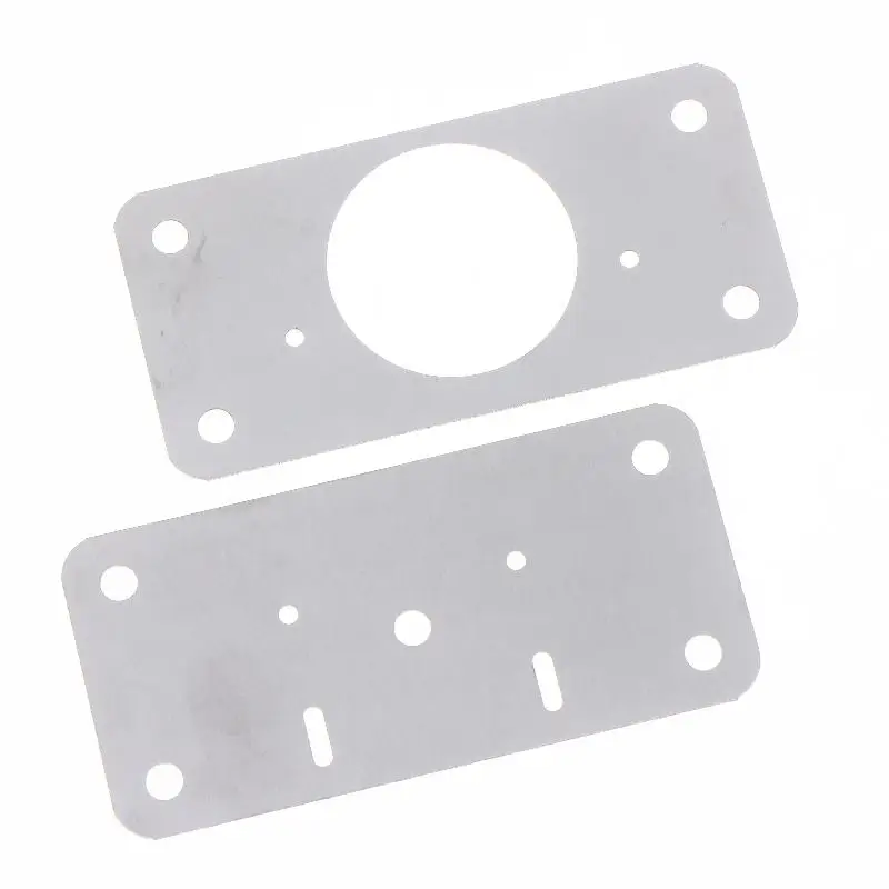 New Cabinet Hinge Repair Plate Kit For Home Kitchen Cabinets Furniture With Holes Stainless Steel Door Hinge Mounting Plate