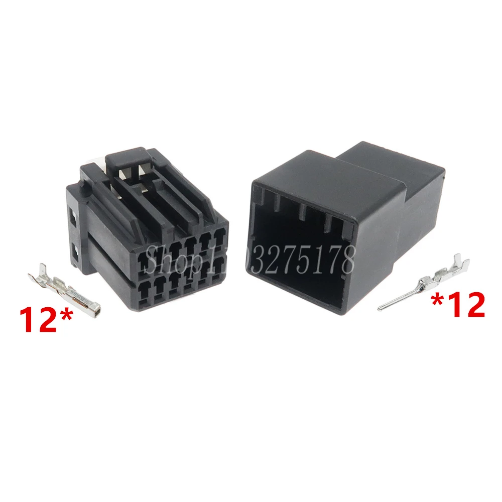 1 Set 12 Pin 1123882-2 175965-2 638608-2 175974-2 Car Audio Wire Harness PCB Connector Automobile Accessories