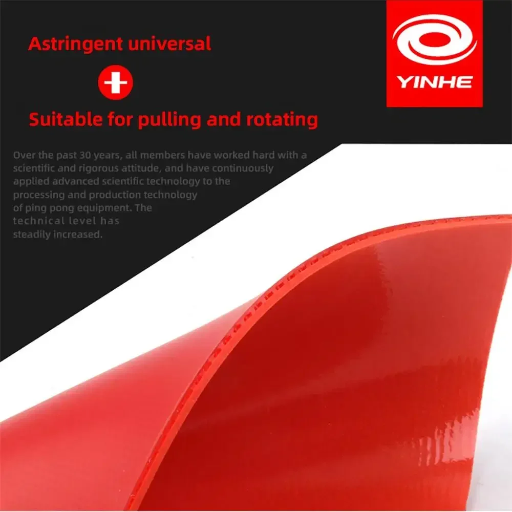 Yinhe Moon Max Tense Factory Tuned pips en goma de tenis de mesa con esponja para raqueta de Ping Pong Galaxy Moon Rubber