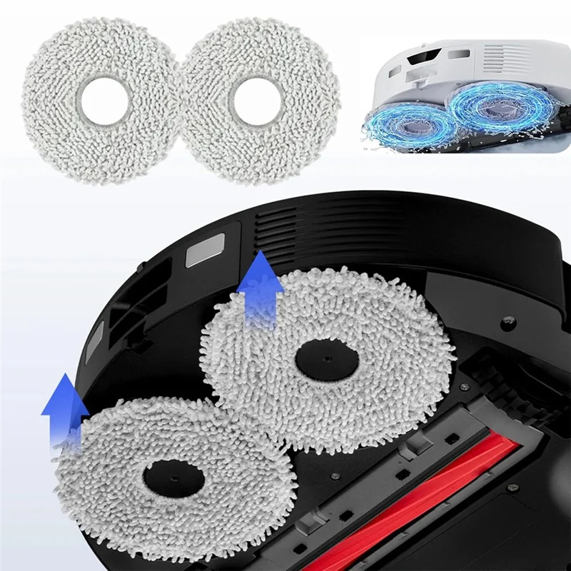 Accessories Kits For Roborock QV 35A / QR 798 / QR 598 Vacuum Parts Main Side Brush Hepa Filter Dust Bag Mop Pad-A58E
