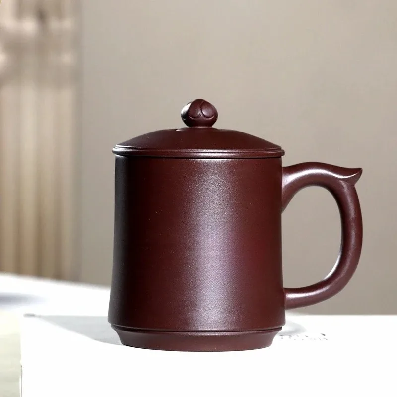 

Zisha cup men's and women's pure handmade tea cup filter liner large capacity household with cover house