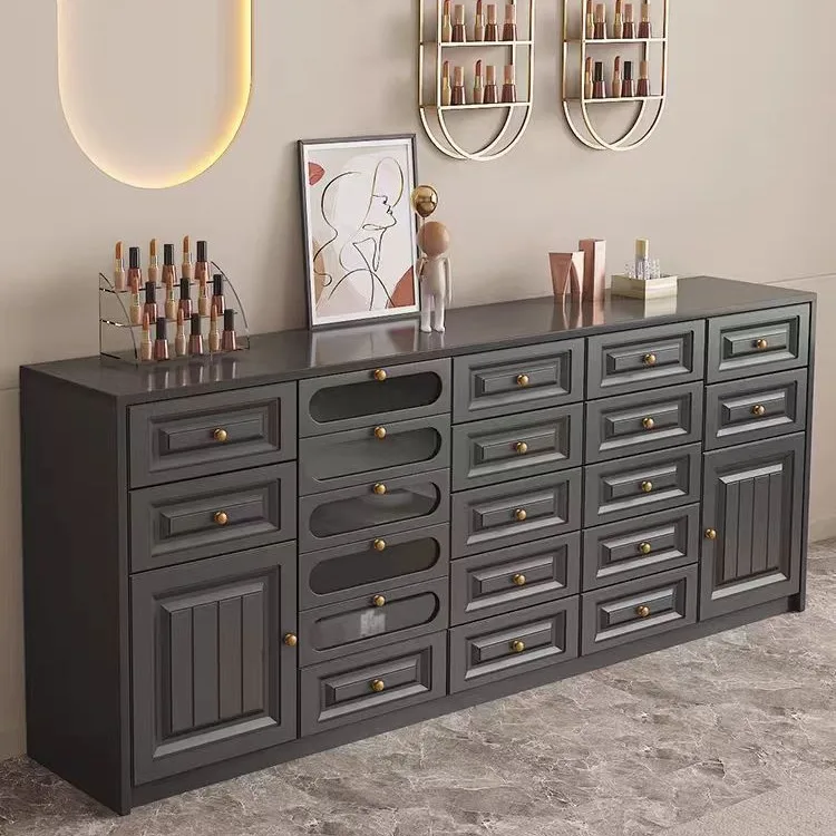 Nail art cabinet polish display   shop   storage Floor cabinet