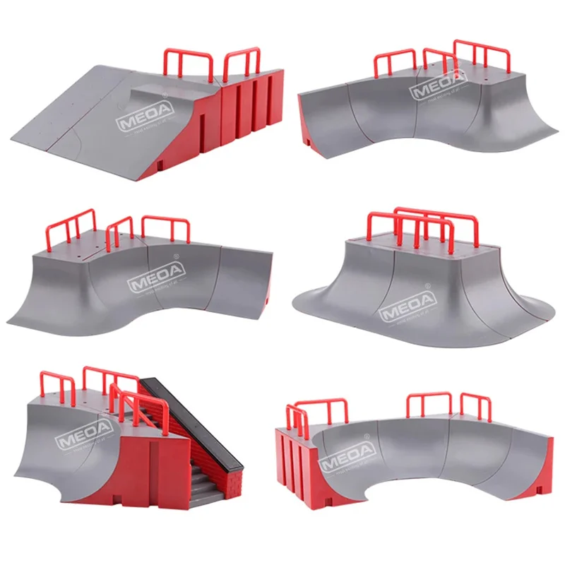 New Finger Skateboard Park Ramp Piattaforma di skateboard Bacino di skateboard professionale Posto Arena Giocattoli regalo creativi per bambini