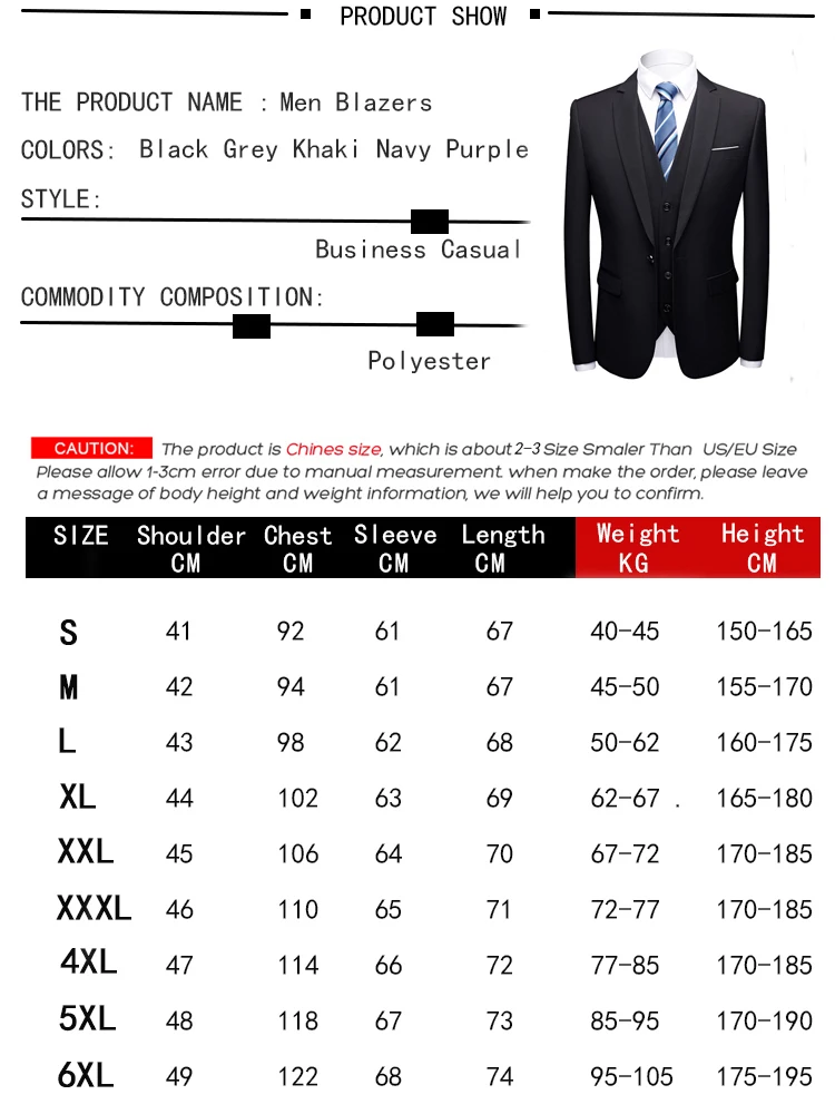 Men Blazers Set 3 Pieces Wedding Luxury 2 Suit Elegant Full Jacket Pants Design Latest Vest Business 2023 Slim Fit Coat Trousers