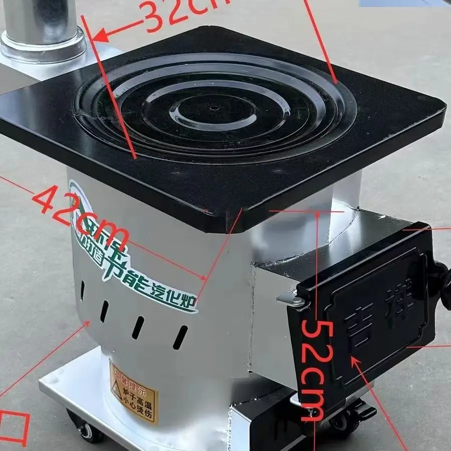 New energy-saving gasifier coal and wood dual-purpose thickened wood stove heating stove rural household cooking and wood-burnin