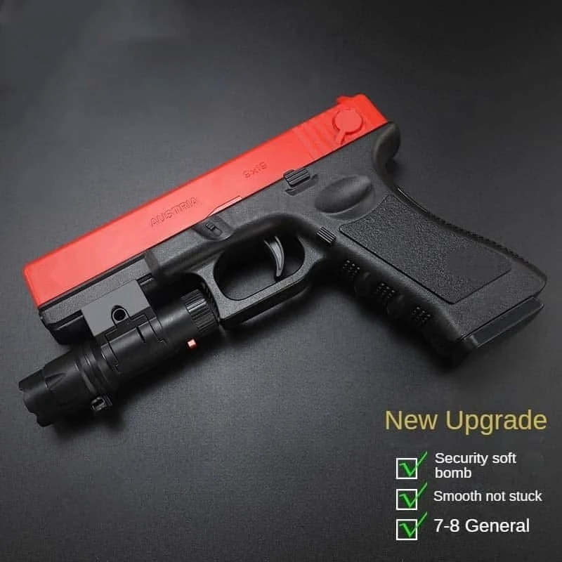 Pistolet jouet à balles souples avec laser