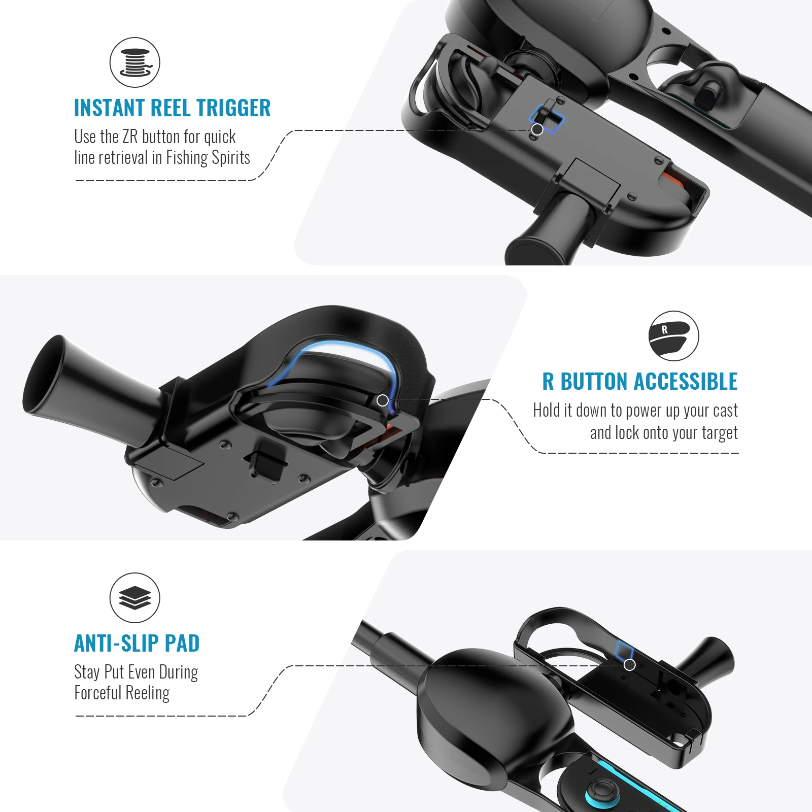 Fishing Rod NS2285 for Switch  - Retro Gaming Gun review and price