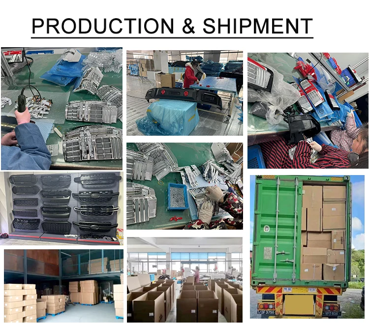 Upgrade Kits Body Kits Frontstoßstange Auto Kühlergrill Kotflügel Scheinwerfer Außen Auto Dekoration Automotive Body Kit für Fortuner