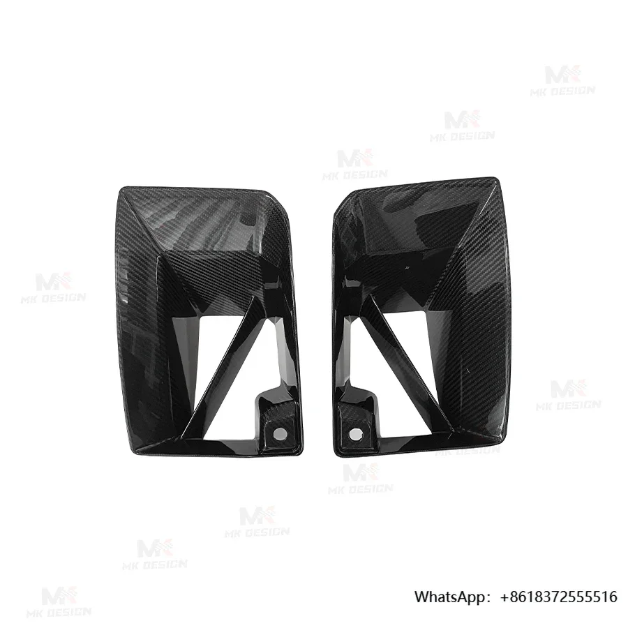 

X High Quality MP Style Dry Carbon Fiber Front Bumper Vents For G87 M2 2023+ Carbon Inlets Front Vents Canards Auto Parts