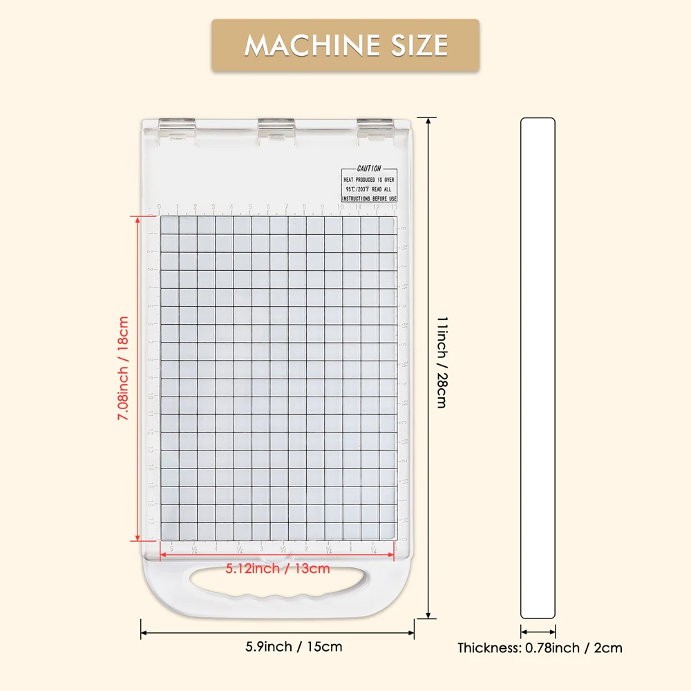 US/EU/UK Plugs Hot Stamping Foil Machine Use to Craft Greeting Cards Foil Designs with the Foil Plates and Heat Activated Foils