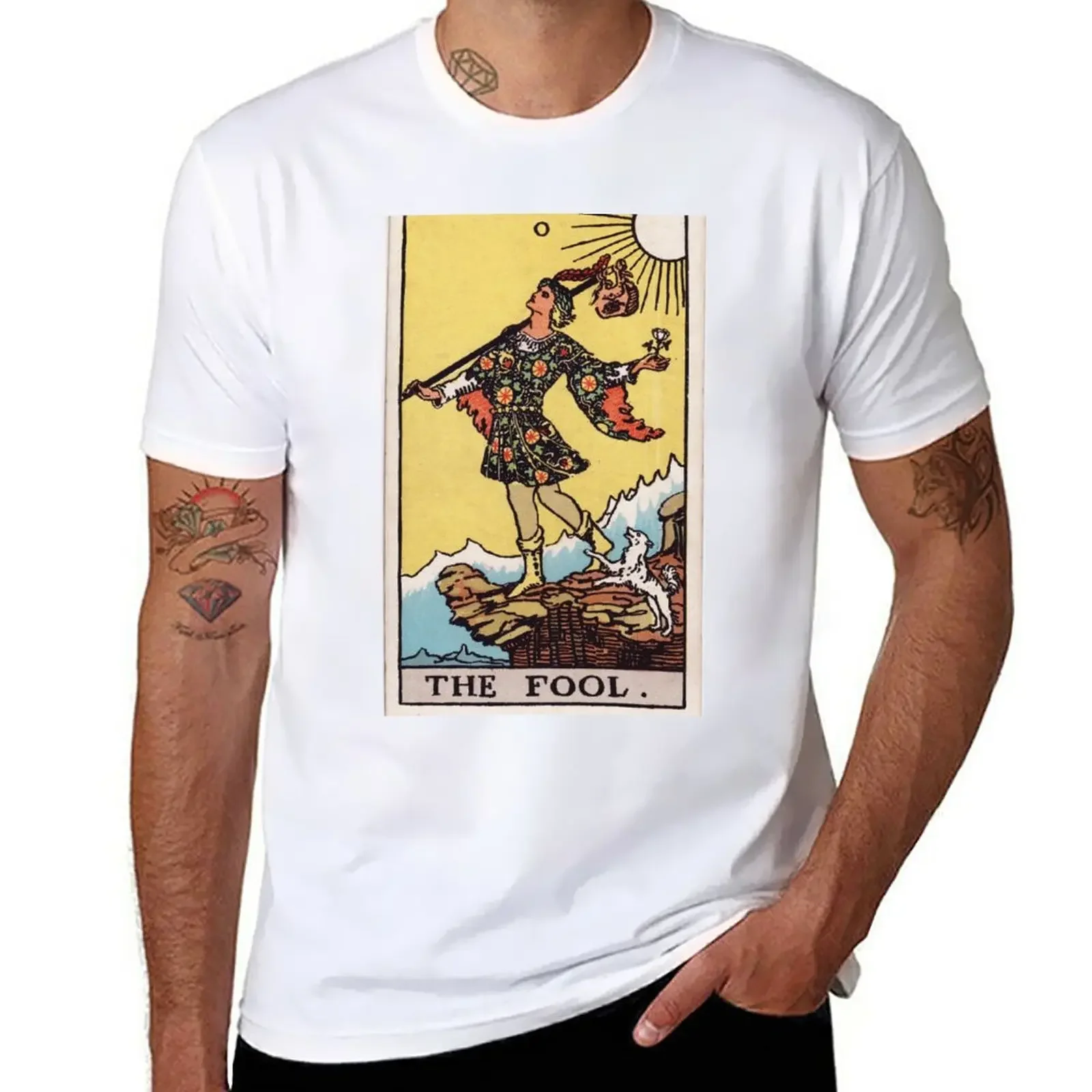 

The Fool T-Shirt hippie clothes new edition heavyweights T-shirts for men cotton