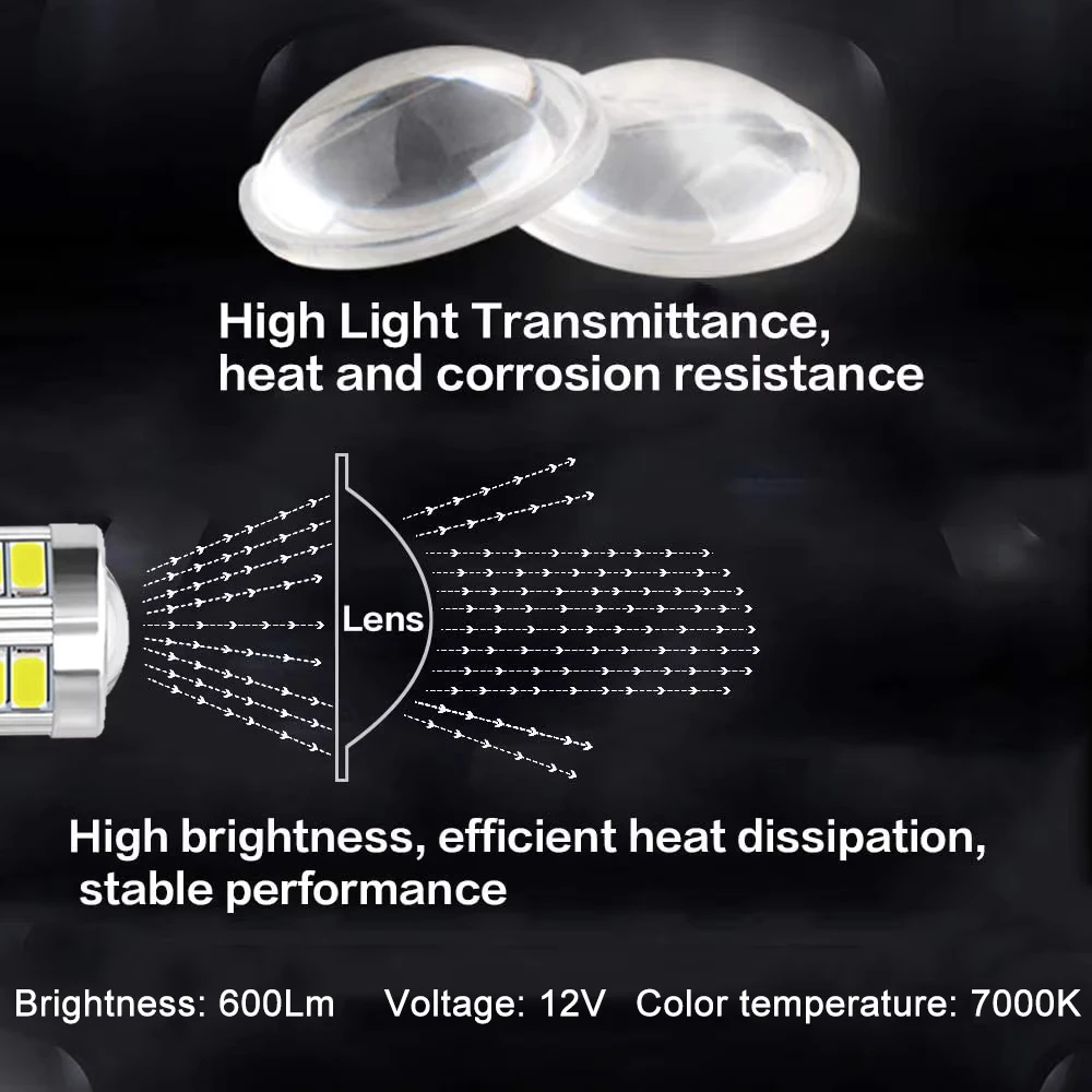 XMJS 2 قطعة سيارة LED لمبة P21W 1156 BA15S P21/5 واط BAY15D 1157 12 فولت 7000 كيلو الأبيض بدوره إشارة الفرامل احتياطية عكس أضواء وقوف السيارات مصابيح