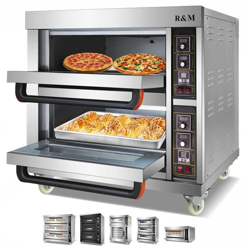 Panadería Mini Horno De Pizza Industrial Para Pan a G Electrico Para Panaderia Pizzas Tortas Piza Panadero Baker Hornos De Pizza