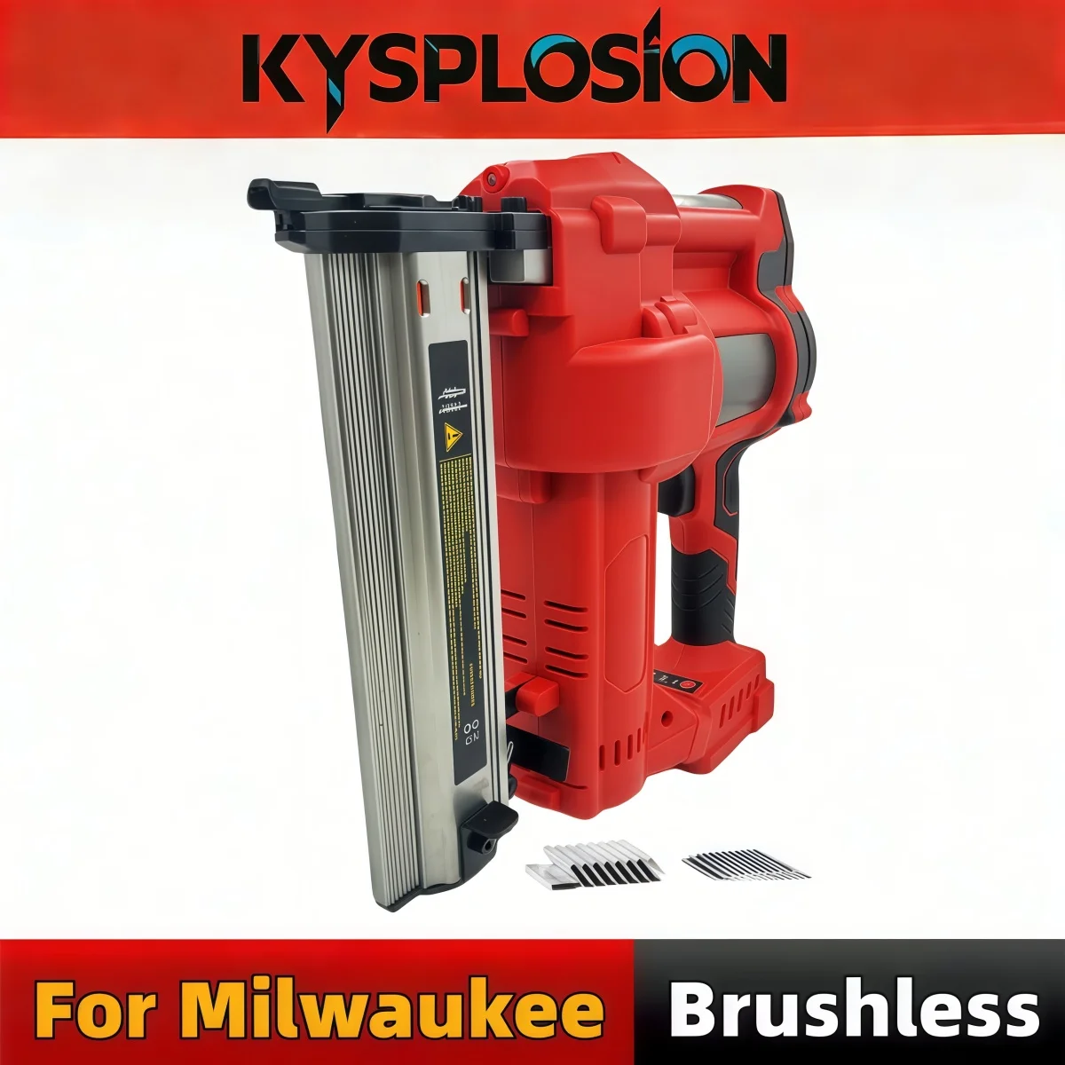 Cordless 2‑In‑1 Brad Nailer Staple Gun 2